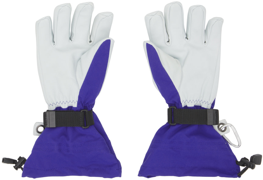 Hestra - Blue & Off-White Heli Gloves