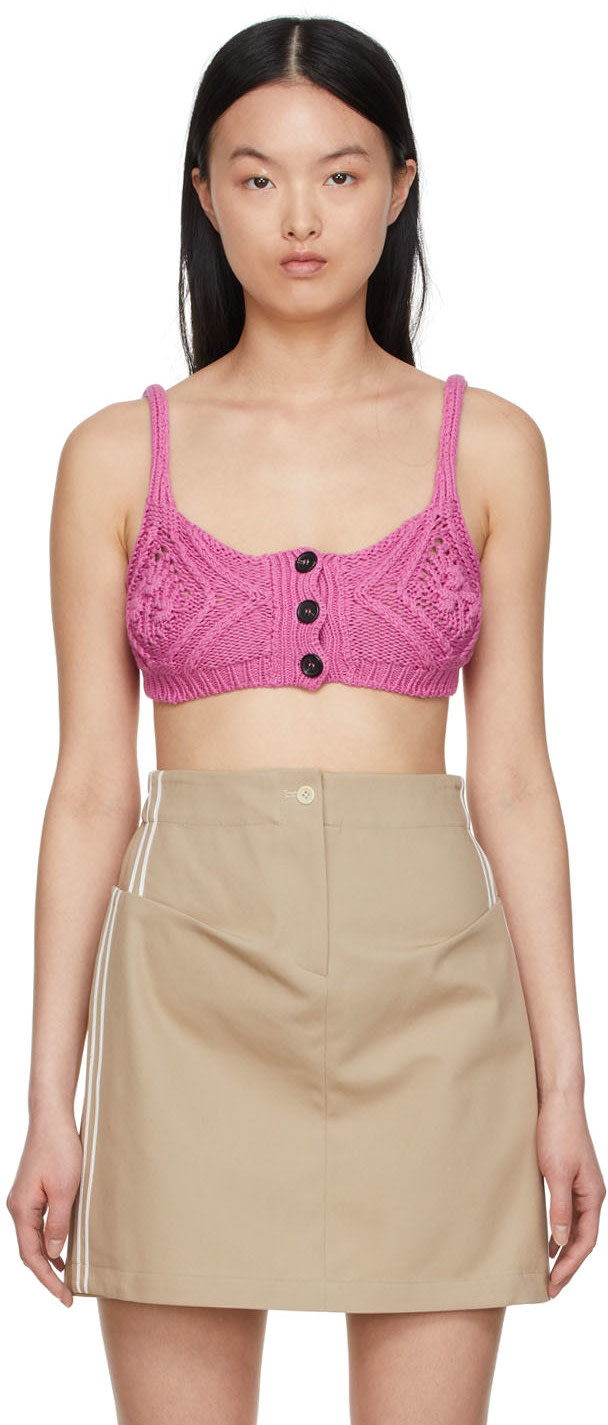Commission - Camisole rose en coton