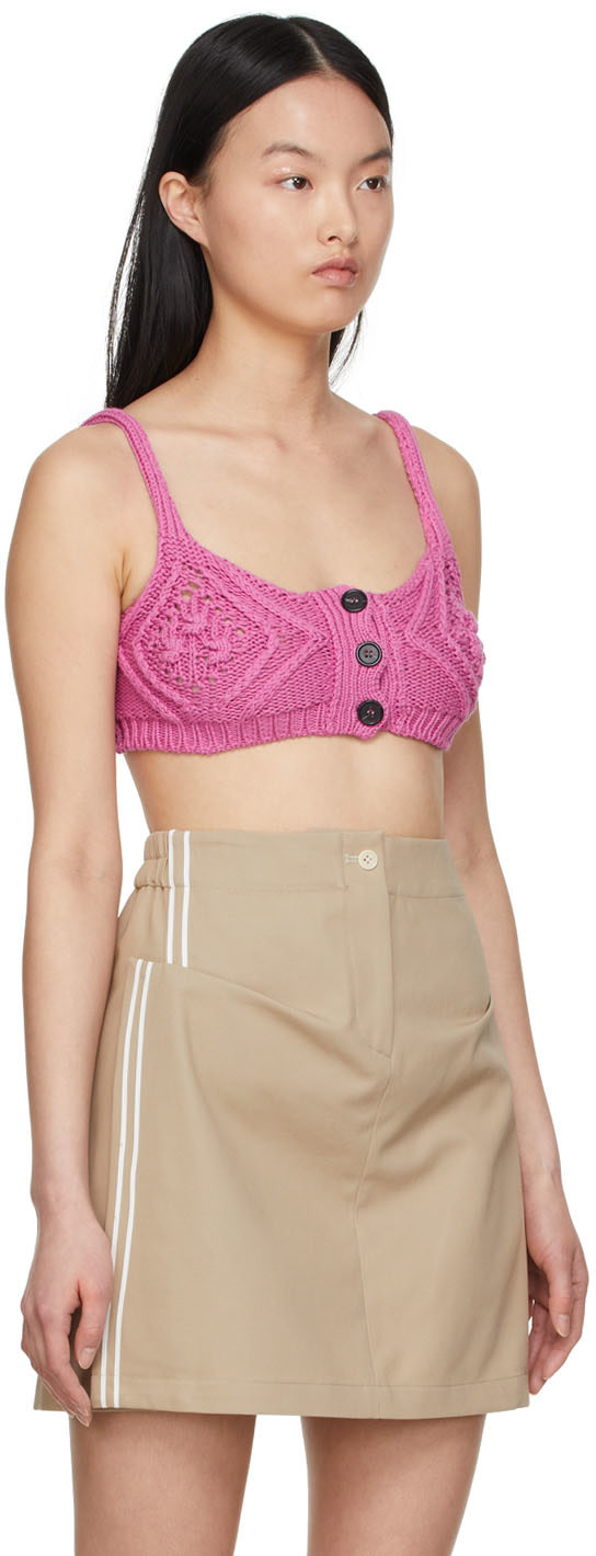 Commission - Camisole rose en coton
