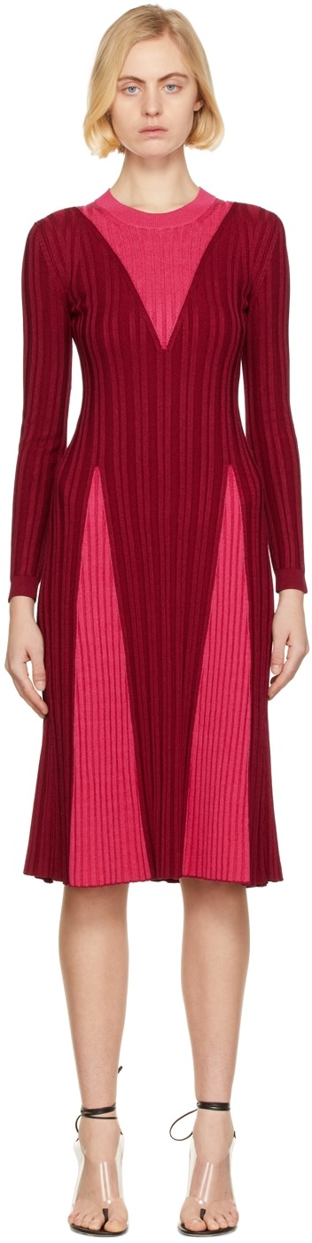 Partow - Robe midi Remy rouge