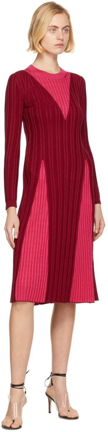 Partow - Robe midi Remy rouge