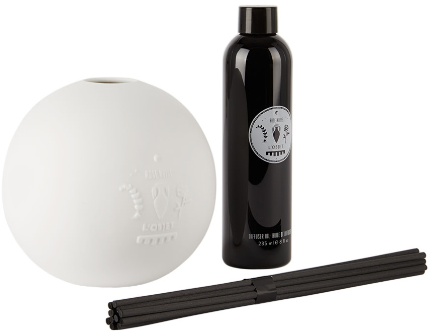 L’OBJET - Diffuseur Rose noire en porcelaine