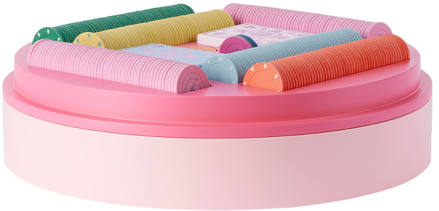 L’OBJET - Coffret de poker Haas rose