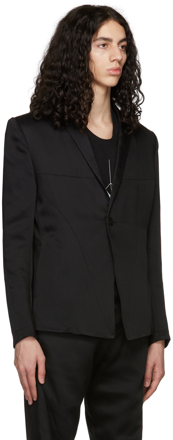 Julius - Black Viscose Blazer