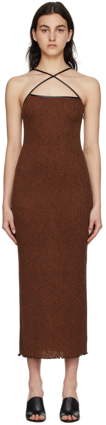 16Arlington - Robe longue Arya brune