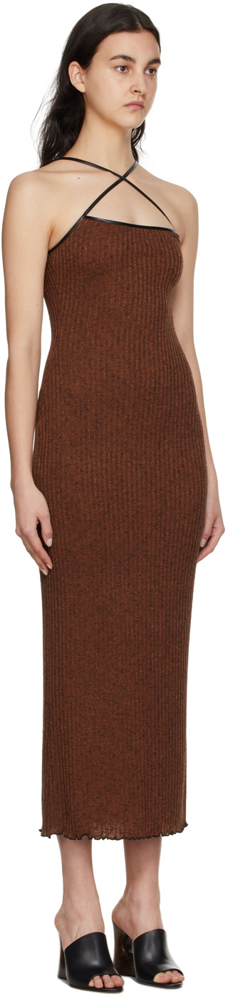 16Arlington - Robe longue Arya brune