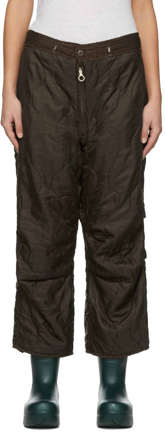 NotSoNormal - Pantalon brun en polyester