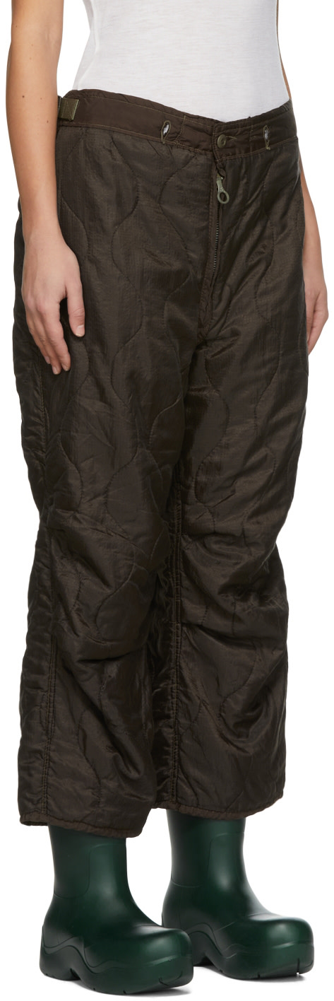 NotSoNormal - Pantalon brun en polyester