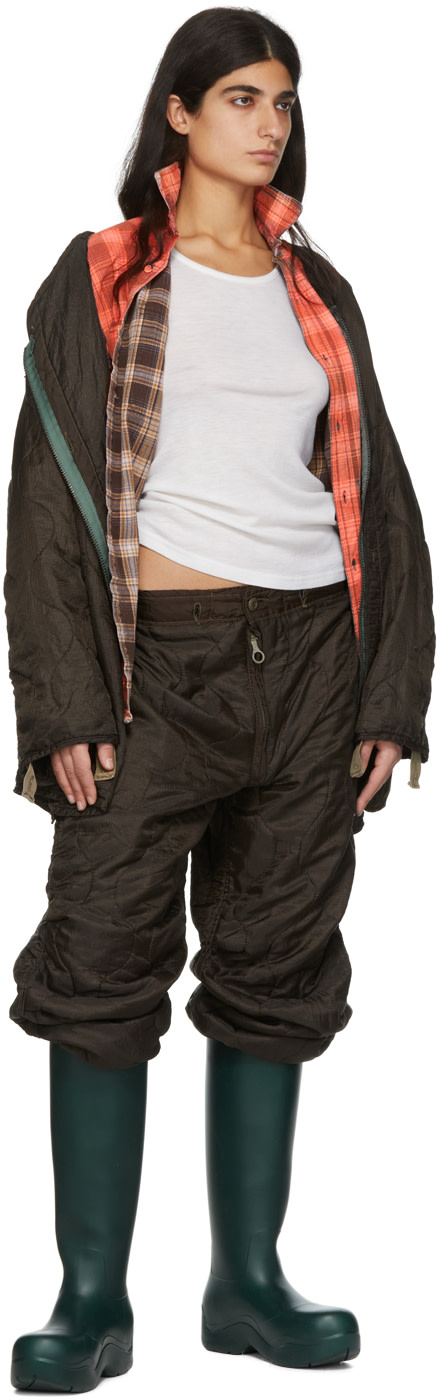 NotSoNormal - Pantalon brun en polyester
