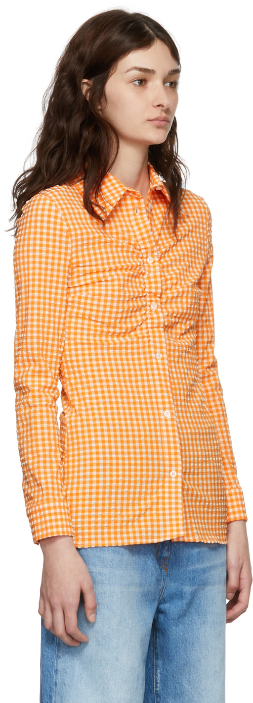 MSGM - Chemise orange en polyester