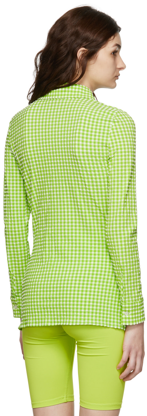 MSGM - Chemise verte en nylon