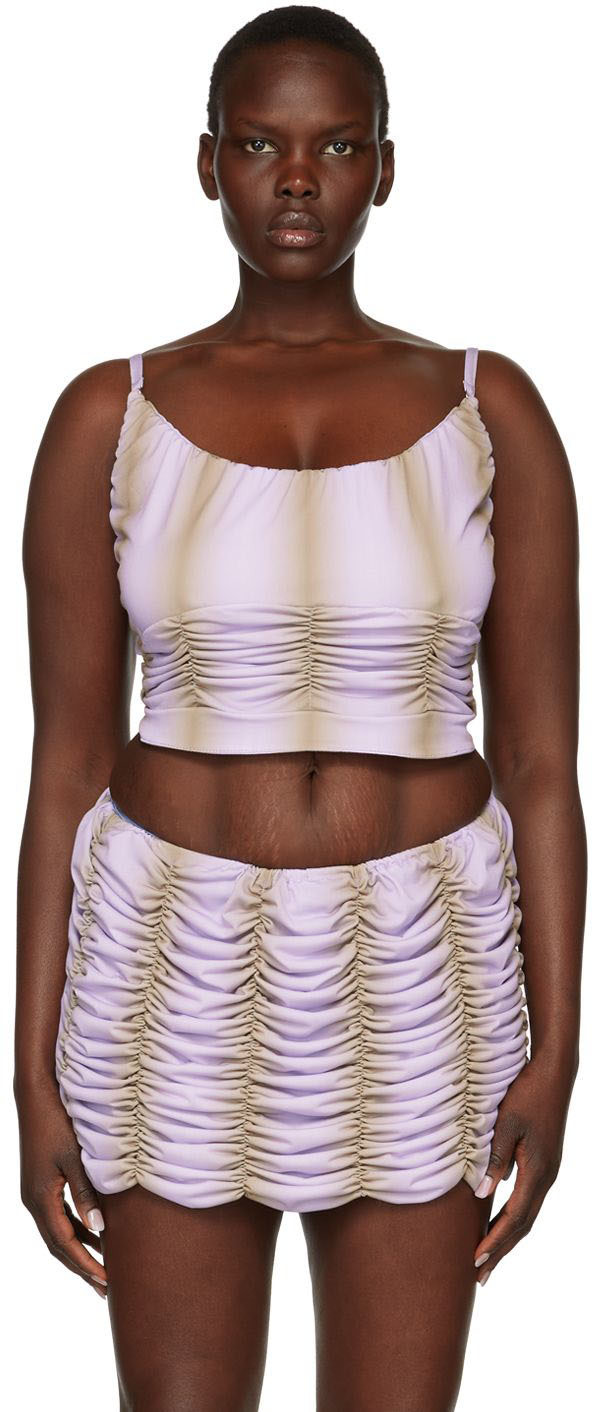 Ester Manas - Camisole mauve en polyester