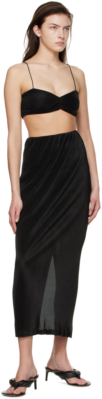 THIRD FORM - Camisole noire en polyester