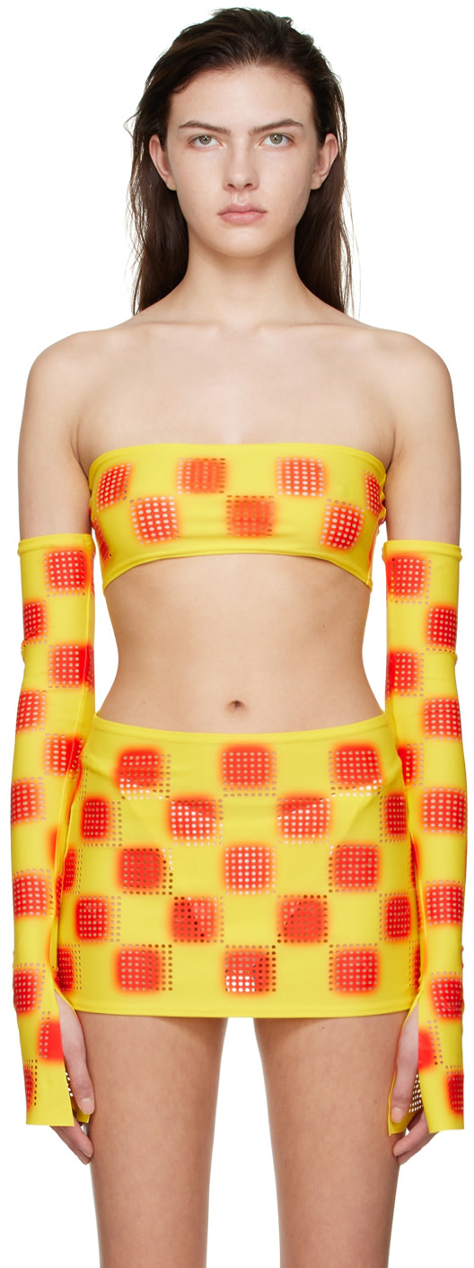 FAL-ASH - Haut jaune en polyester