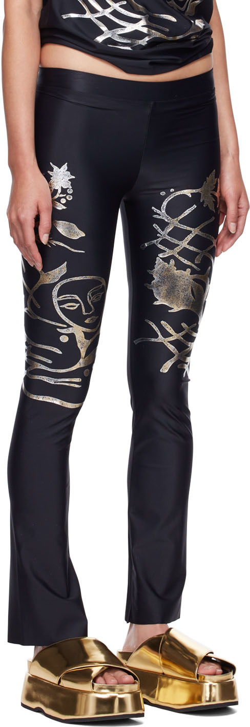 DI PETSA - Legging noir en polyester recyclé