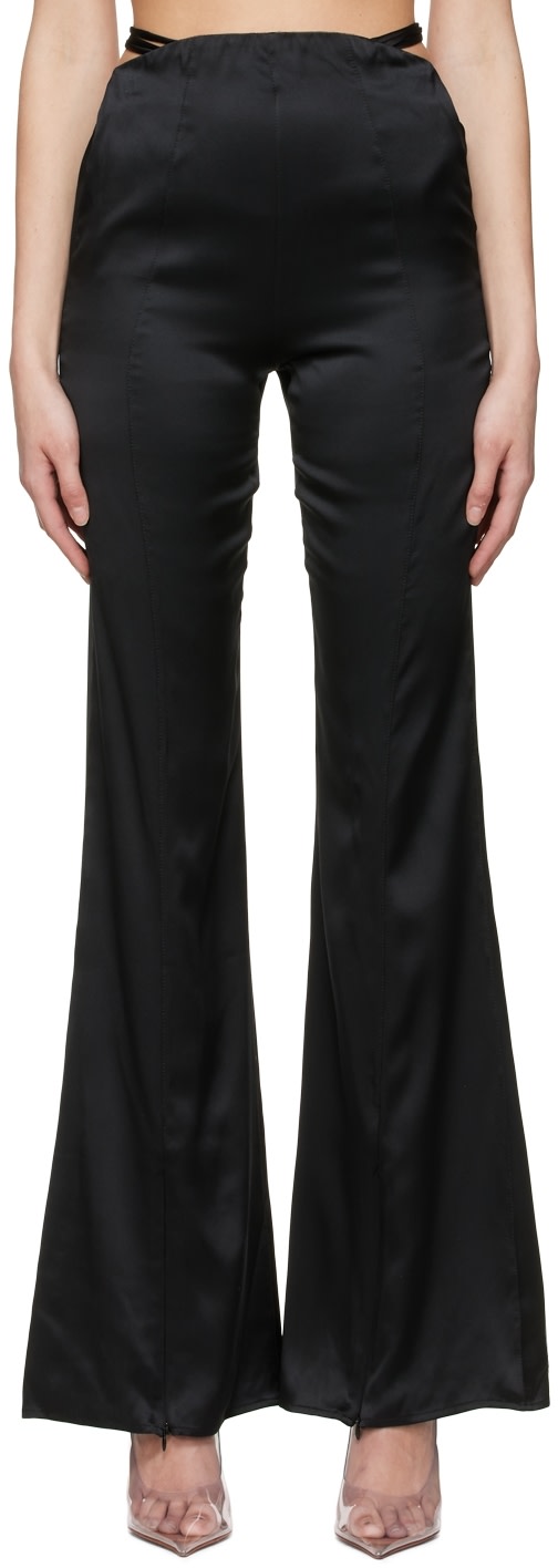 SUBSURFACE - Pantalon noir à ruban exclusif à SSENSE
