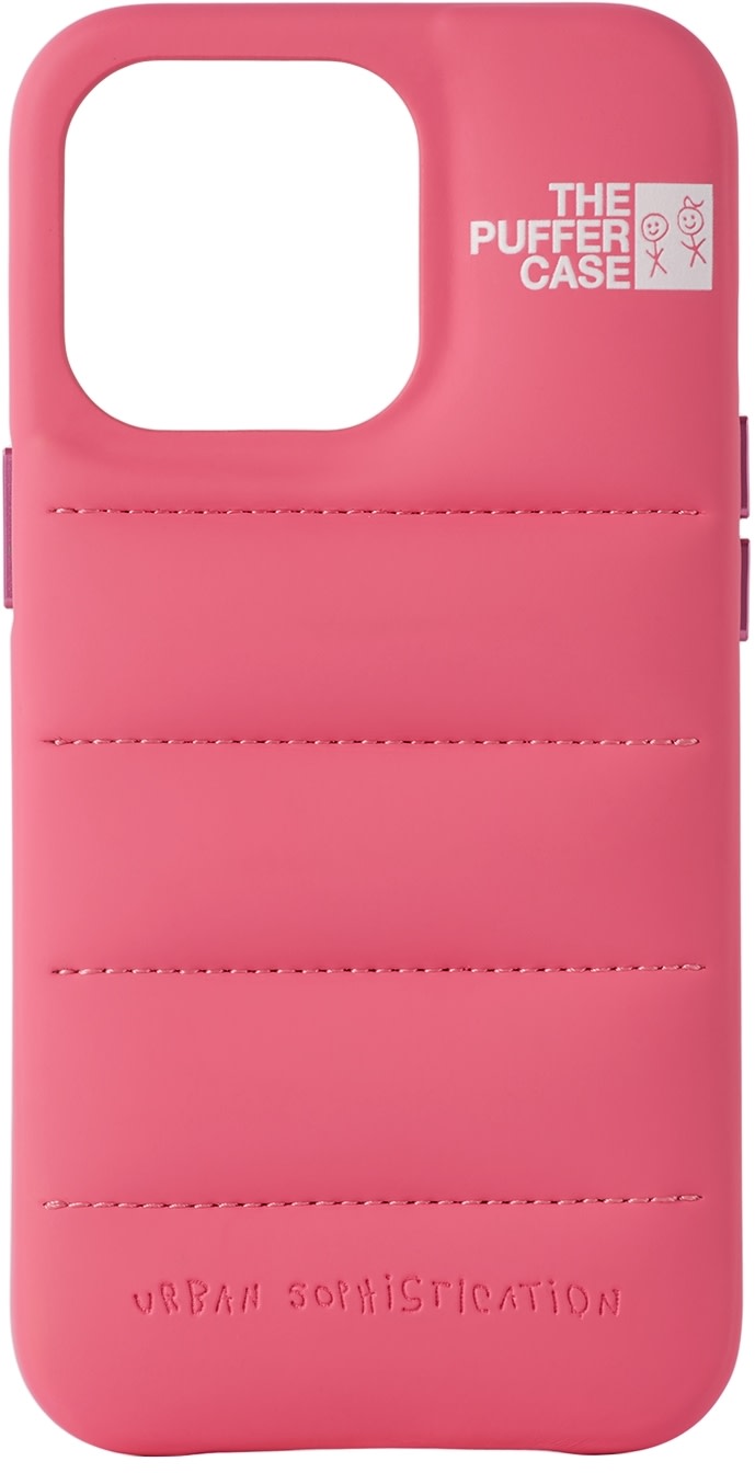 Urban Sophistication: ピンク The Puffer iPhone 13 Pro ケース
