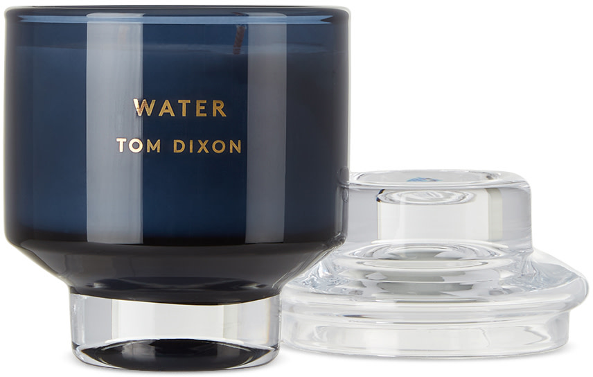Tom Dixon - Moyenne bougie Elements Water bleue