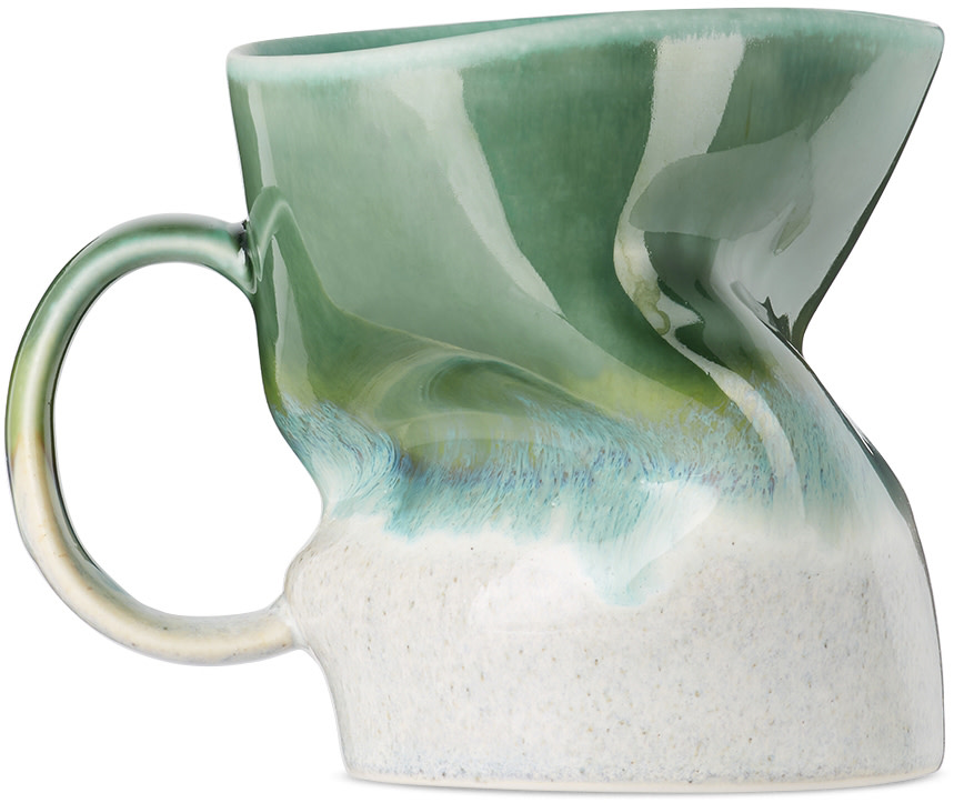SGW Lab - Green & Off-White Distorted GT021 Mug