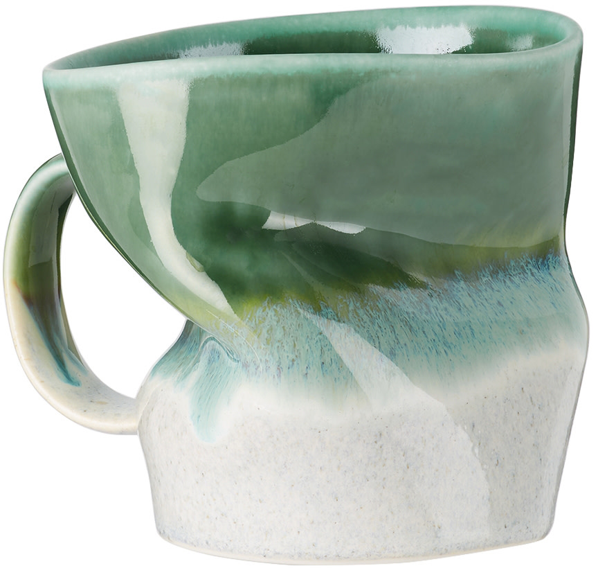 SGW Lab - Green & Off-White Distorted GT021 Mug