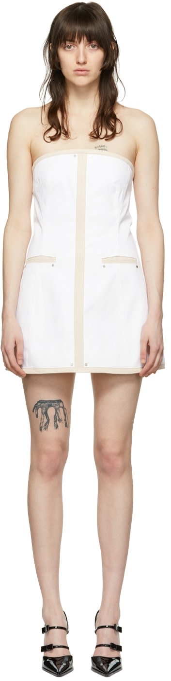 KIMHĒKIM - Robe courte Carrie blanche