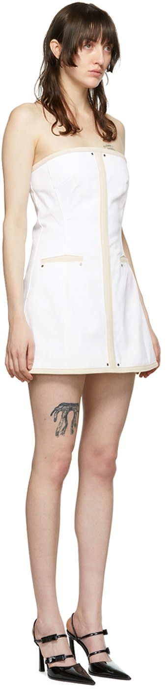 KIMHĒKIM - Robe courte Carrie blanche