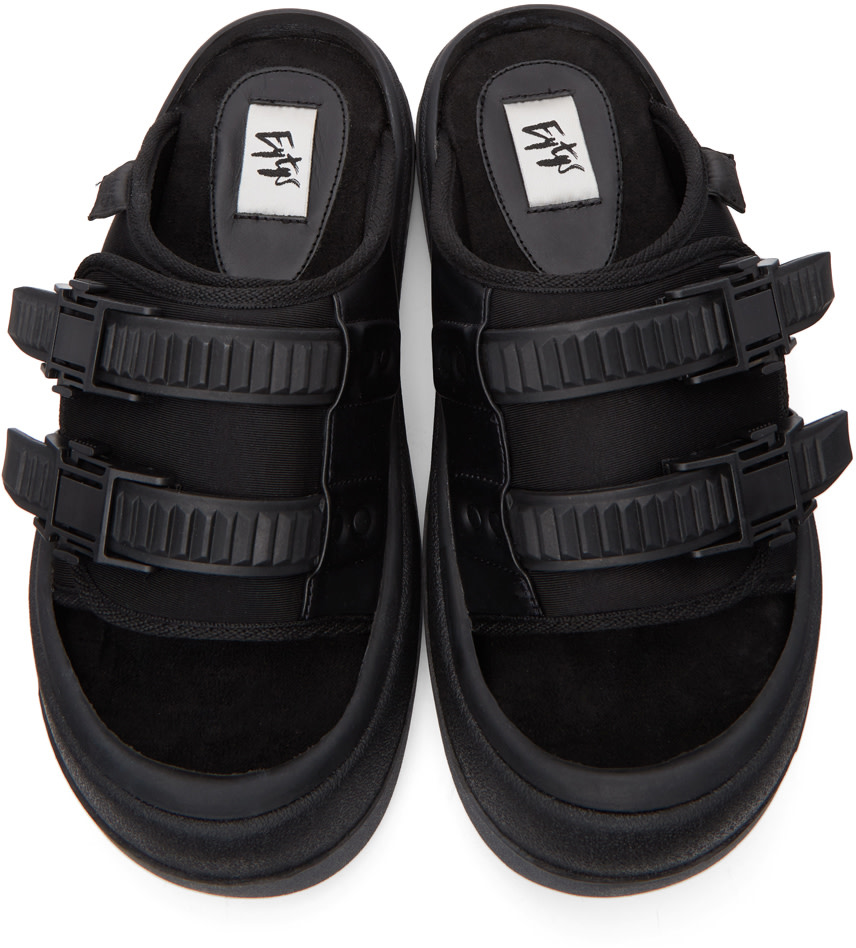 EYTYS: SSENSE 限定 ブラック Capri サンダル | SSENSE 日本