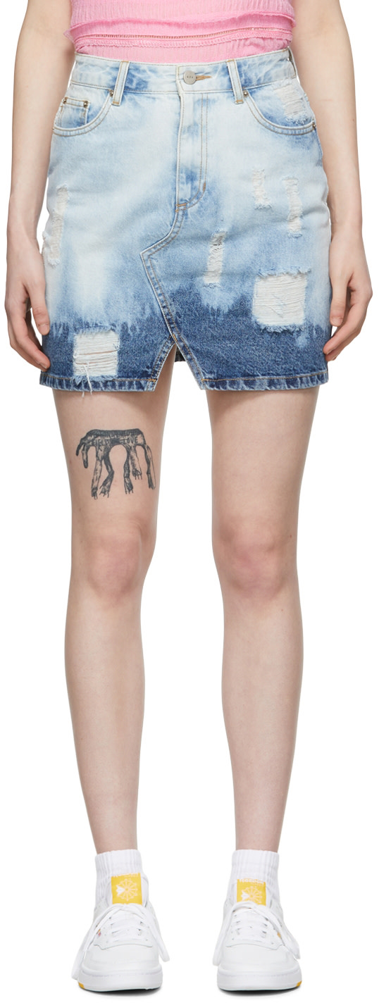 SJYP - Minijupe bleue en denim