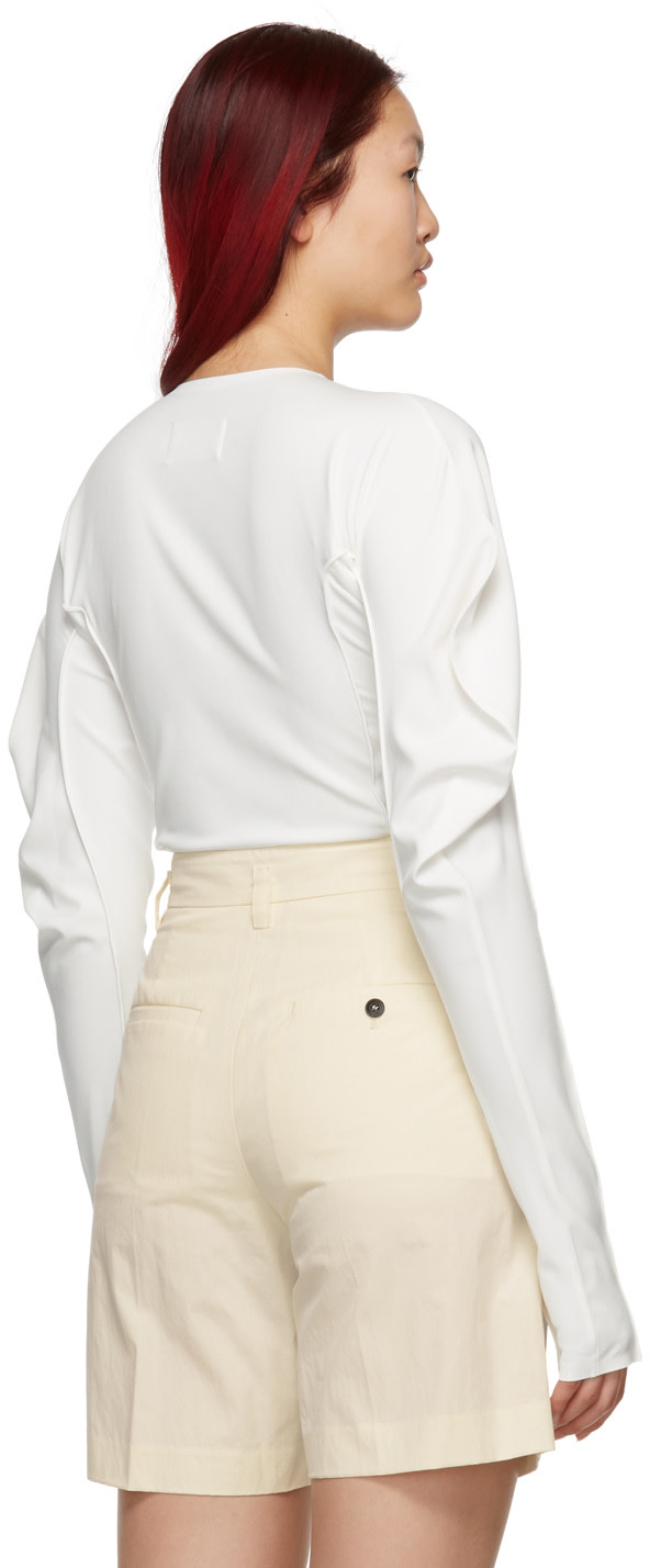 LOW CLASSIC - Justaucorps blanc à boutons