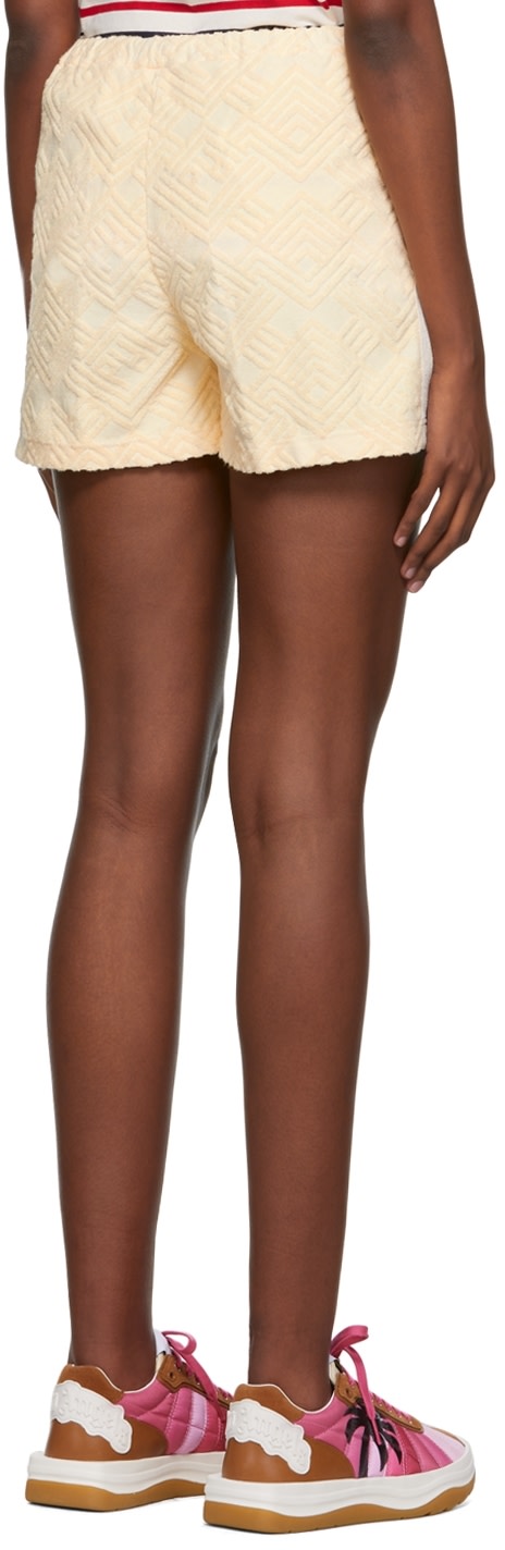 Palm Angels - Short beige en coton