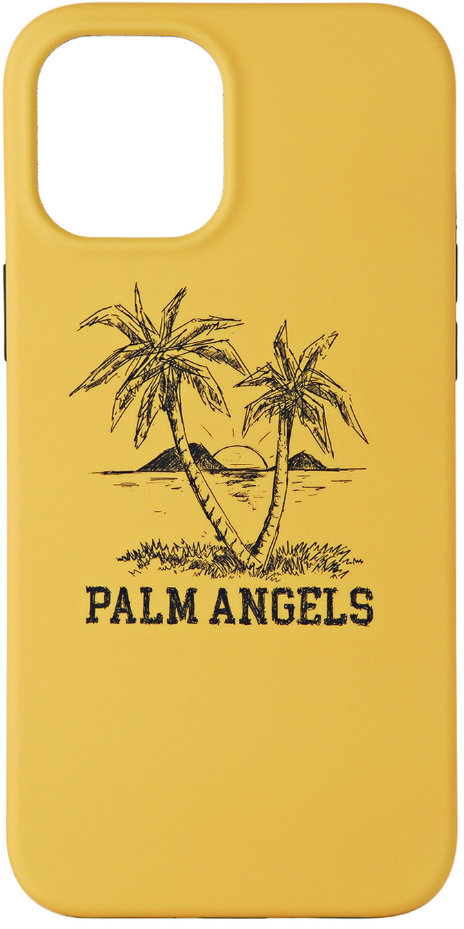 Palm Angels - 옐로우 선셋 아이폰 12 프로 맥스 케이스