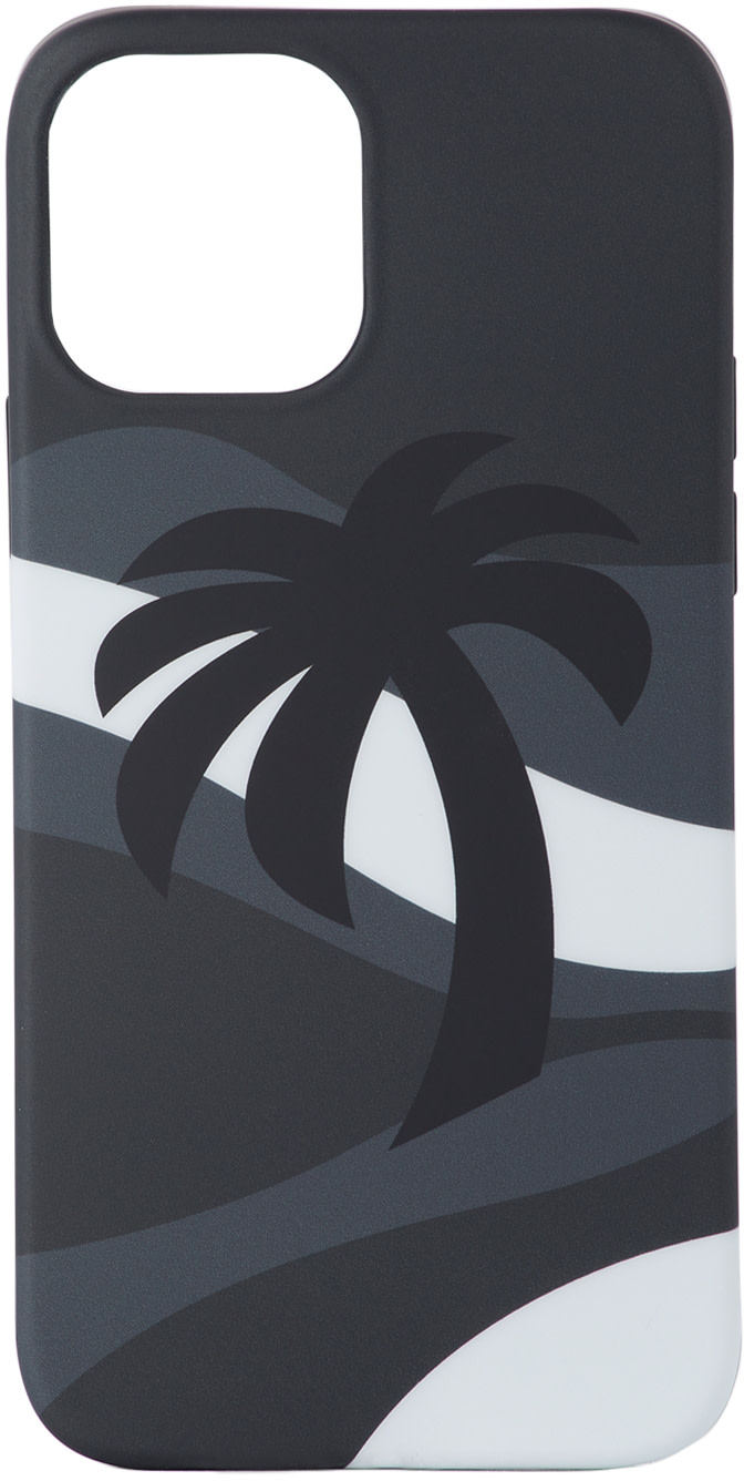 Palm Angels - Étui pour iPhone 12 et iPhone 12 Pro noir à image