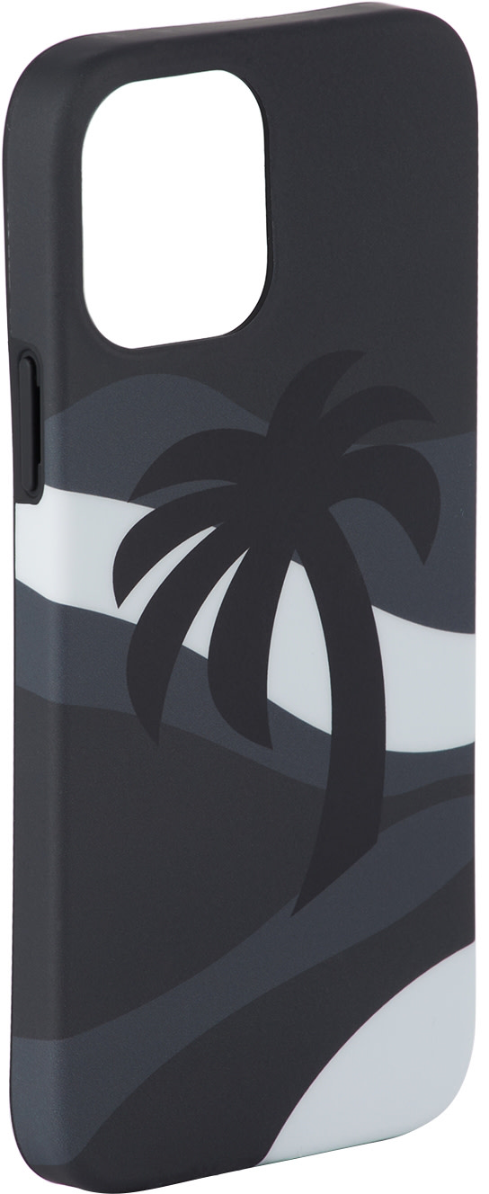 Palm Angels - Étui pour iPhone 12 et iPhone 12 Pro noir à image