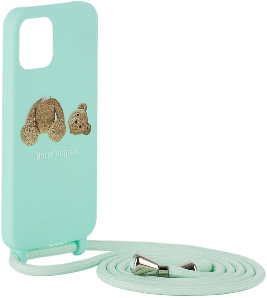 Palm Angels - 蓝色 Bear iPhone 12/12 Pro 手机壳