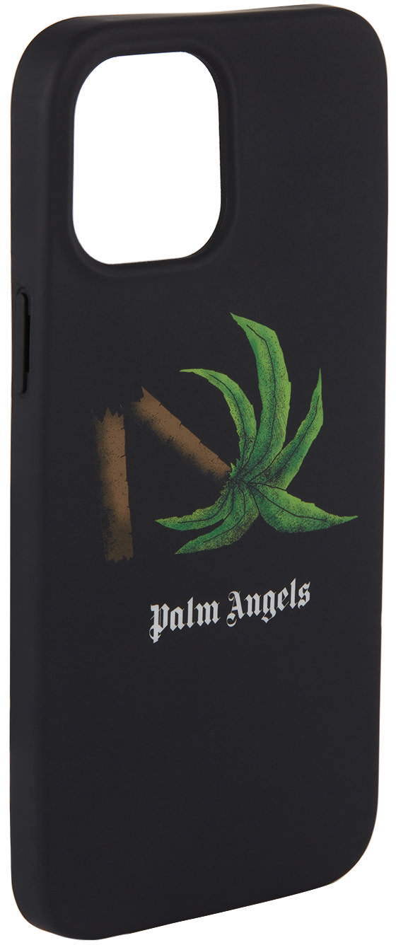 Palm Angels - Étui pour iPhone 12 Pro Max noir à image