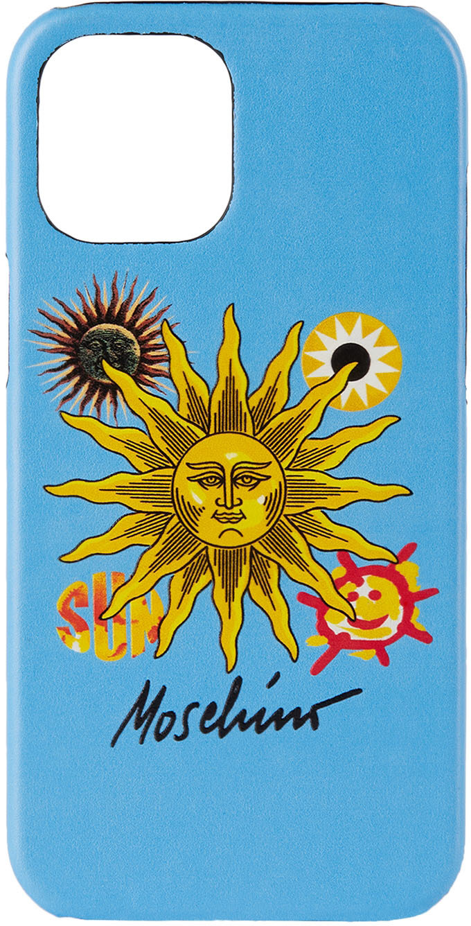 Moschino - ブルー Sun iPhone 12 Pro Maxケース