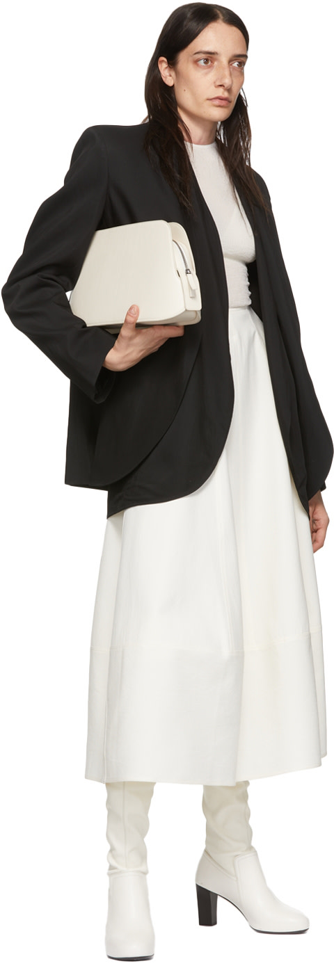GIA STUDIOS - Justaucorps blanc en polyester