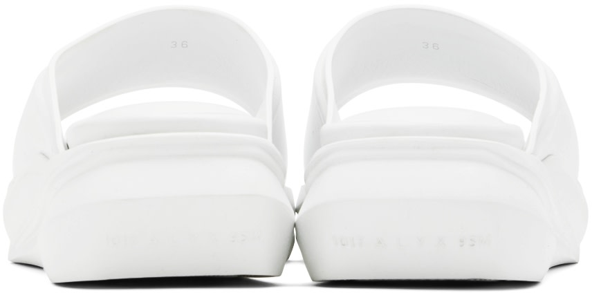 1017 ALYX 9SM - White Mono Slides