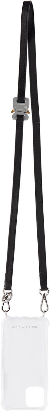 1017 ALYX 9SM - Transparent Leather Strap iPhone 12 Case