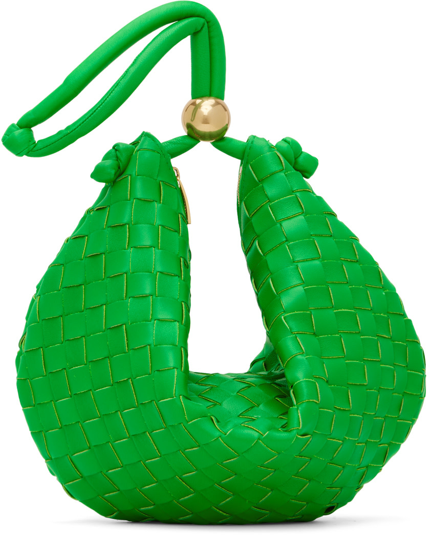 Bottega Veneta - Pochette Turn verte