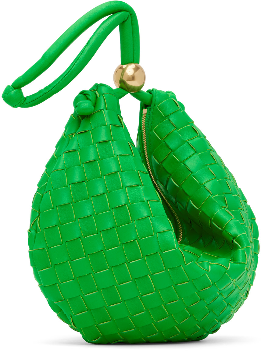 Bottega Veneta - Pochette Turn verte