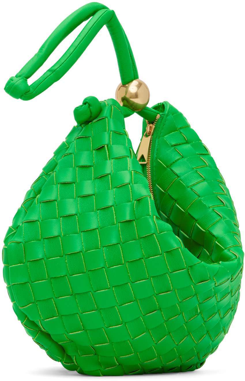 Bottega Veneta - Pochette Turn verte