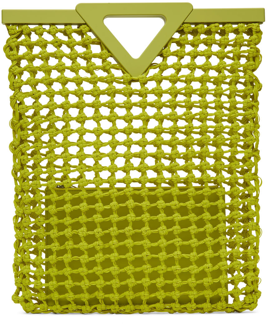 Bottega Veneta - Sac à main Point vert