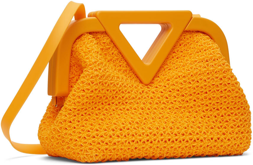 Bottega Veneta - Sac à main Point orange