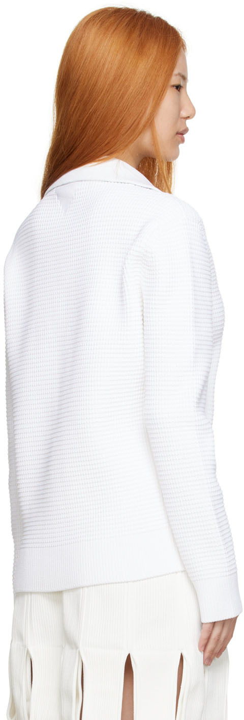 Bottega Veneta - Pull blanc en nylon