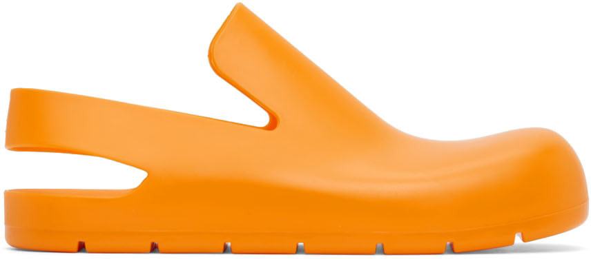 Bottega Veneta - Flâneurs orange à semelle Puddle