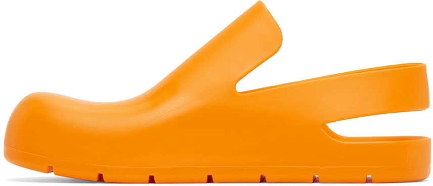 Bottega Veneta - Flâneurs orange à semelle Puddle