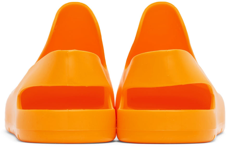 Bottega Veneta - Flâneurs orange à semelle Puddle