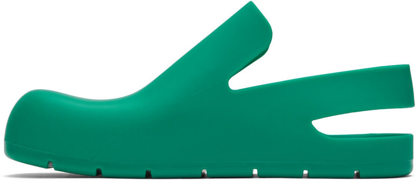 Bottega Veneta - Flâneurs verts à semelle Puddle