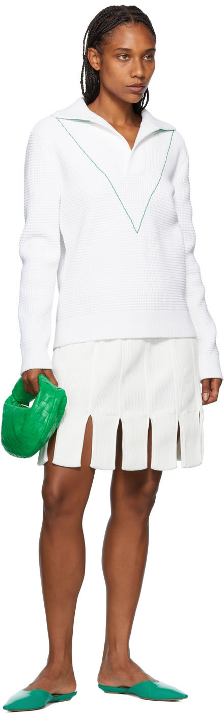 Bottega Veneta - Pantoufles pointues vertes